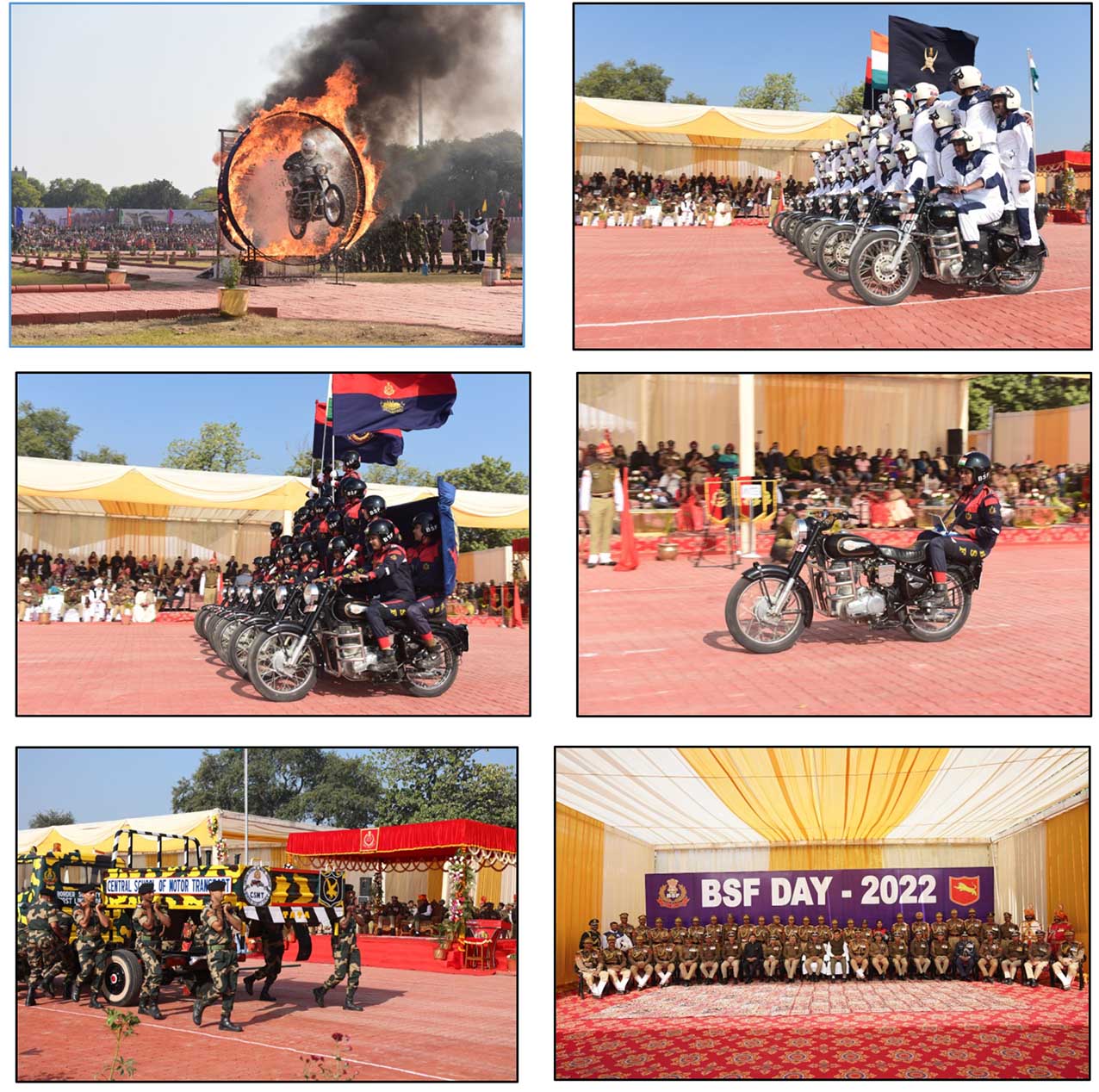 58th BSF Raising Day Parade held at GNDU, Amritsar (Punjab) India