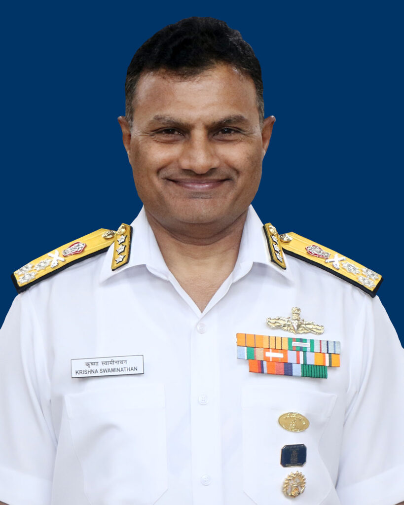 Vice Admiral Krishna Swaminathan Avsm Vsm Assumes Charge As Controller Of Personnel Services 