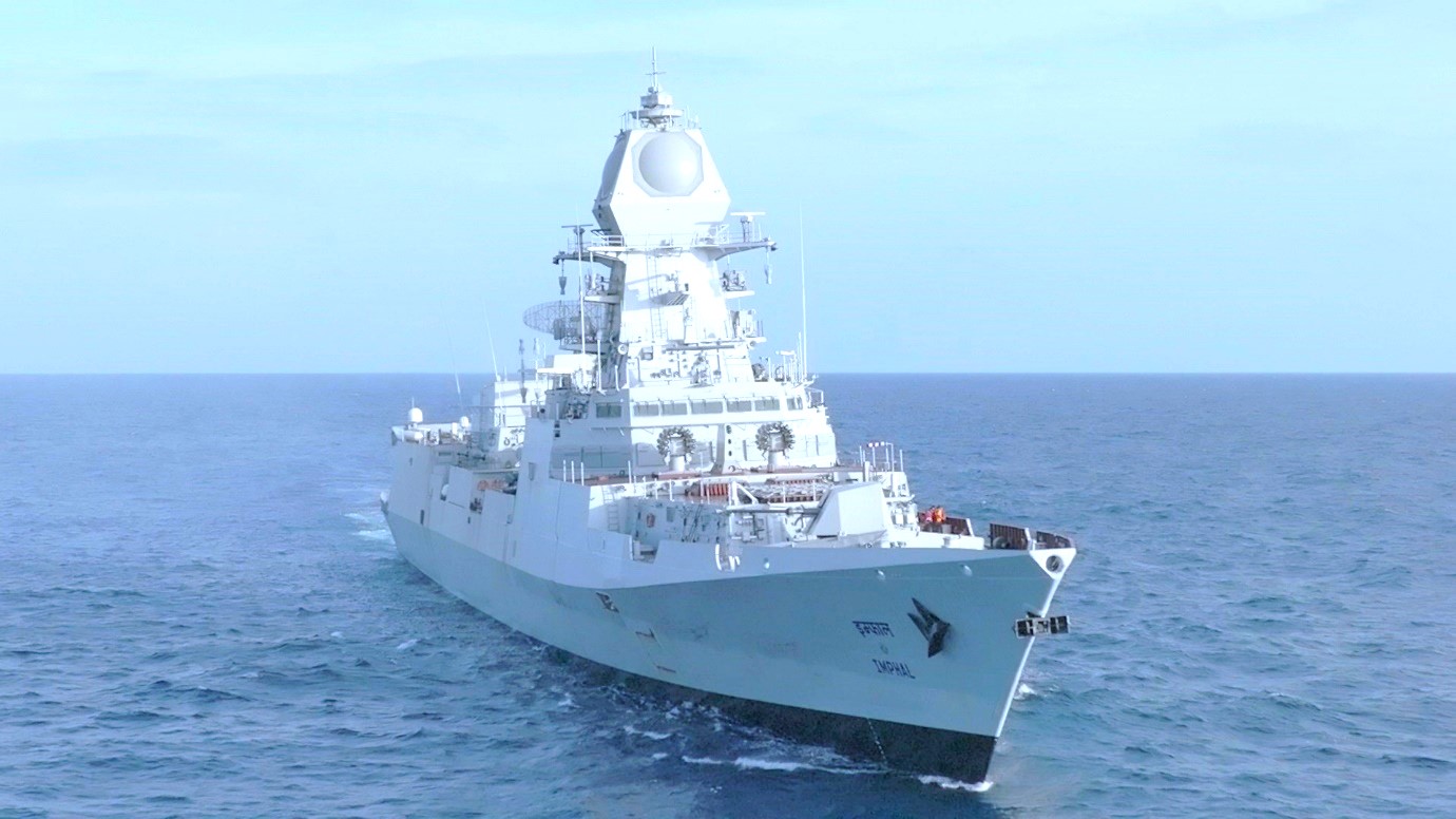 Third Project 15B Indigenous Destroyer Imphal Delivered To Indian Navy ...