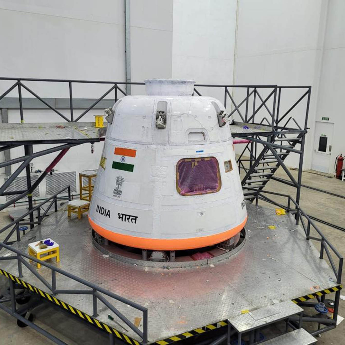 First Crew Module For Gaganyaan Test Flight Takes Shape - India Strategic