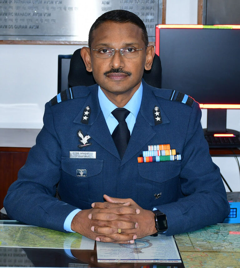 Air Vice Marshal S Sivakumar Took Over As Senior Officer In Charge   LOWRES AIR VICE MARSHAL S SIVAKUMAR 768x857 