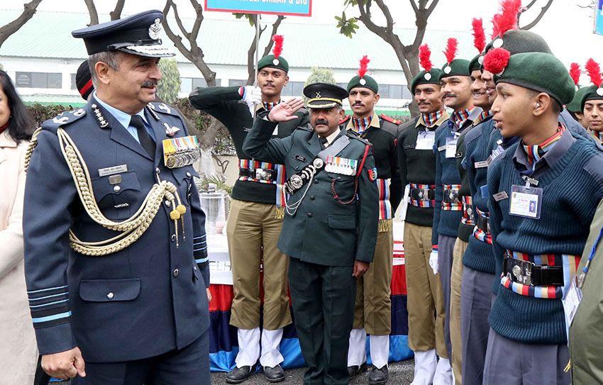 Chief of the Air Staff Visits DG NCC RDC Camp2024 India Strategic