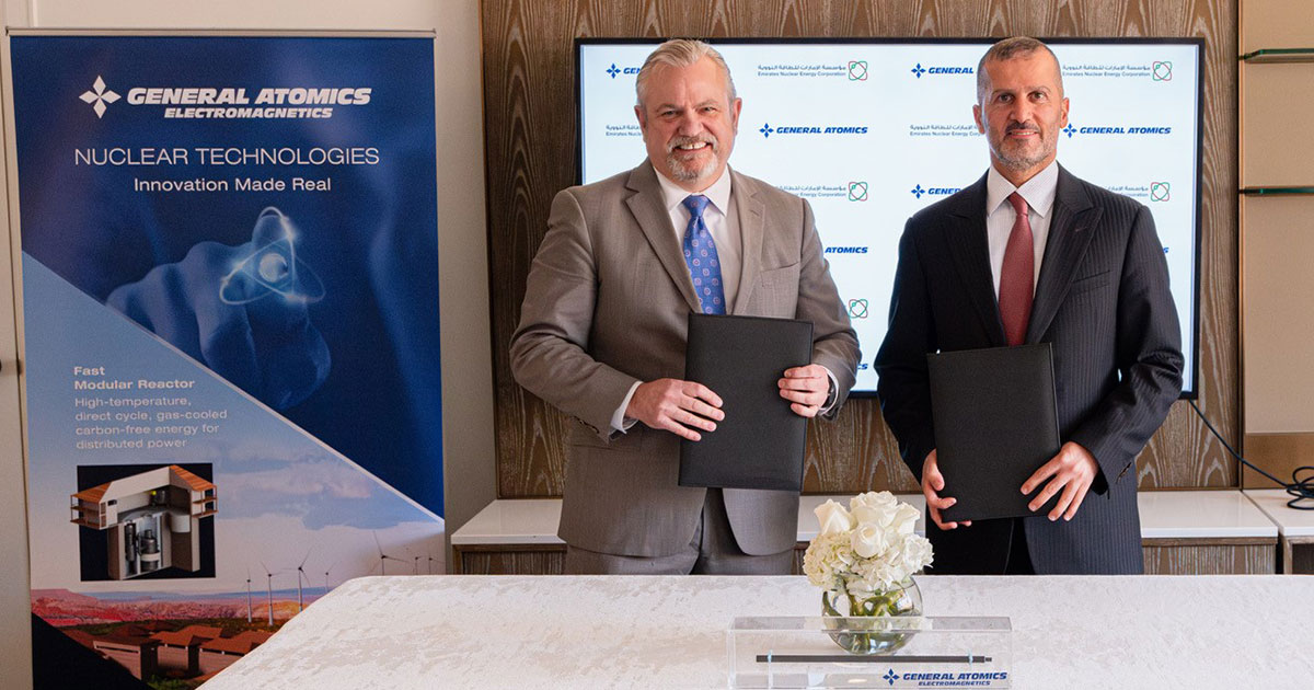 General Atomics Signs a Memorandum of Understanding With Emirates