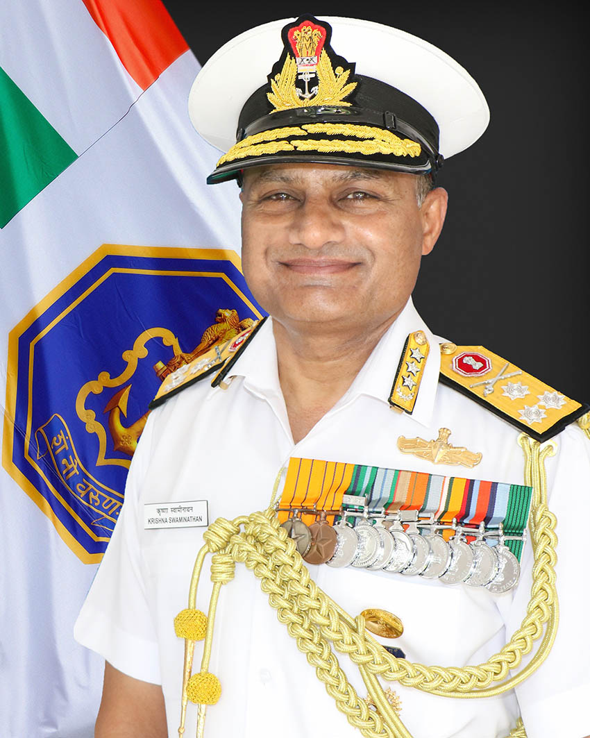 Vice Admiral Krishna Swaminathan, AVSM, VSM assumed Charge as Vice ...